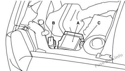 Component location, eng., pdf, 2,86 mb. Mitsubishi Galant (2004-2012)