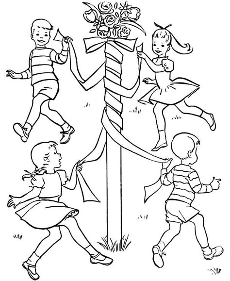 Printable 100, and 100 day coloring pages, signs, etc. May Day Coloring Pages at GetColorings.com | Free ...