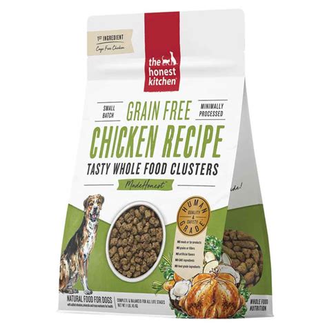 The honest kitchen makes 100% human grade & tasty foods for pets. Honest Kitchen Dog - Dehydrated - Clusters - Chicken - 1lb ...