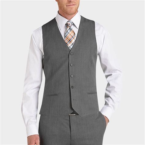 Check spelling or type a new query. Egara Sharkskin Slim Fit Suit Separates Vest - Men's Suits ...
