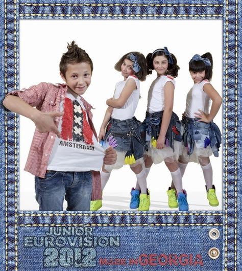 The source of inspiration was the artistic potential and creative aspiration of the young participants who fill the scene like a star. Knock Knock Eurosongs: Junior ESC 2012 - Georgia