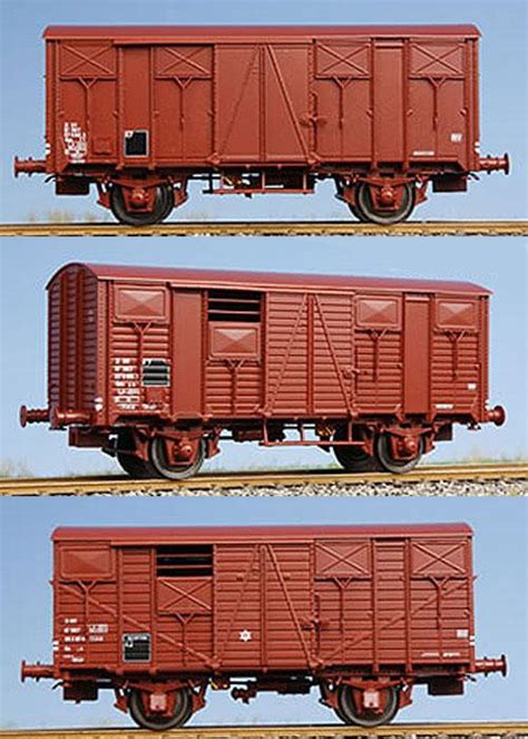 Sjaak on kathy set 015. LS Models Set of 3 Box cars type Gms29 and Gm19 - EuroTrainHobby