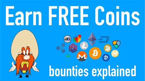 Earn FREE Crypto Coins! Bounty Programs Explained! - YouTube