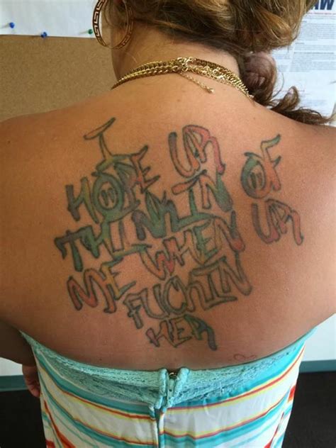 There's a loving home out there for every butterfly tramp stamp that would make the rest of us cringe with vicarious shame. Pin on Bad Tattoos