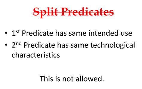 Split Predicate - Medical Device Academy Medical Device Academy