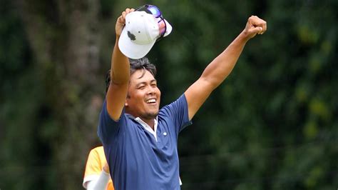 Women's open champion yuka saso, asian games bronze medalist bianca pagdanganan, and veteran juvic pagunsan. juvic pagunsan jobim carlos philippine golf tour bacolod