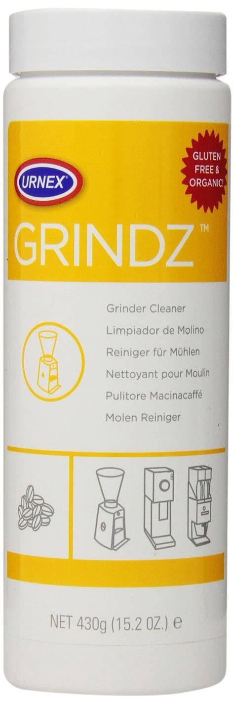 Power off and unplug the coffee machine. Urnex Grindz Coffee Grinder Cleaner, 15.2 oz (430 grams ...