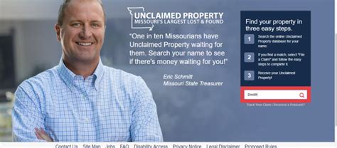 Most states participate in missingmoney.com—a free website, sponsored by naupa, from which you can search participating state's databases for unclaimed property. Missouri Unclaimed Money (2021 Guide) | Unclaimedmoneyfinder.org