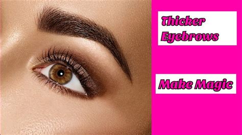 To get thick eyebrows, start by avoiding tweezing your brows completely for at least 6 weeks so that the hairs can grow back. Make your Eyebrows look thicker Instantly| Magical tip ...