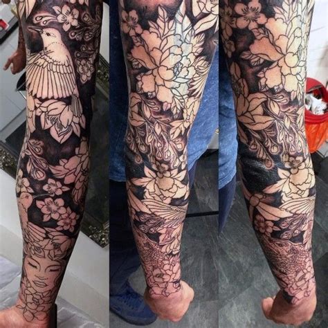 Small cherry blossom tree tattoo on forearm: 100 Cherry Blossom Tattoo Designs For Men - Floral Ink Ideas | Full sleeve tattoos, Sleeve ...