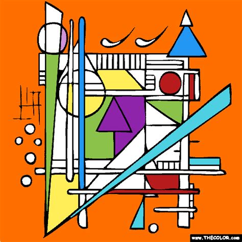 Color this famous painting and many more! Wassily Kandinsky - Compositions | Wassily kandinsky ...