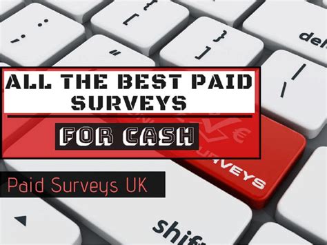 Learn how and where to get paid from surveys online. Paid Surveys UK 2020: All The Best Paid Surveys For Cash - Paid Surveys Fanatic UK
