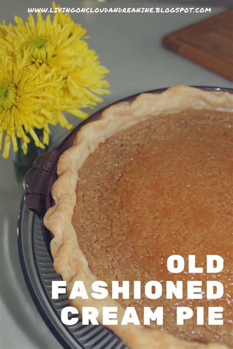 Chocolate cream pie made with homemade chocolate custard made with chocolate, heavy cream, egg yolks, and sugar and topped with whipped it's pie week on modern honey! Living on Cloud Nine: OLD FASHIONED CREAM PIE