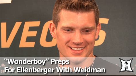 Weidman takes control in round 3 with takedown. UFC's Stephen Thompson On Training For Ellenberger Fight ...