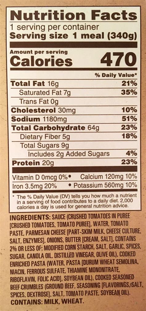 Marie Callender's Slow Simmered Rigatoni Bolognese Bowl ...