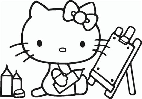 Ausmalbilder kitty als meerjungfrau in der rubrik hello kitty zum ausdrucken und ausmalen. Ausmalbilder Hello Kitty 13 | Ausmalbilder Kostenlos