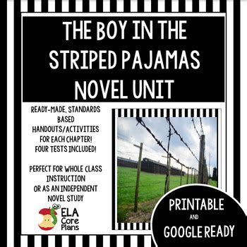 Why does mother feel they should never have. The Boy in the Striped Pajamas Novel Unit Activities ...