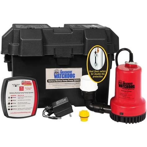 What are the best rated battery backup sump pumps available on the market today? Basement Watchdog 0.25-HP 115-Volt Plastic Battery-Powered ...