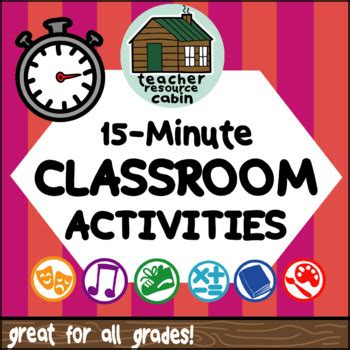 Now, teachers are expected to use fun classroom activities using technology. 15 Minute Fun Classroom Activities by Teacher Resource ...