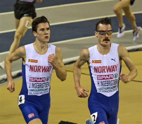 He won two gold medals at the 2018 european championships, in the 1500 and 5000 metres events. La fratrie Ingebrigtsen au complet ce soir aux Bislett Games