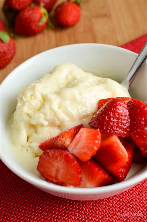 Garnish each mousse with a. Low Syn White Chocolate Frozen Yoghurt | Slimming Eats ...