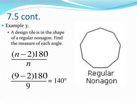 All the angles are equal, so divide 720° by 6 to get 120°, the size of each interior angle. PPT - Bell Ringer PowerPoint Presentation, free download ...