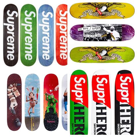 As the skateboard authority since the '80s, we've seen skateboard decks and preferences change shape over the years. WTB Supreme Skate Deck New/Used. Pref. not FW17 ...