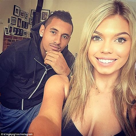 The australian was up to his usual tricks in the second round of the washington tournament. Nick Kyrgios sparks romance rumours with model Chloe ...