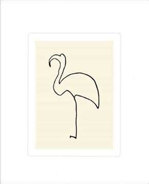 Pablo Picasso: Der Flamingo. Kunstdruck, Gerahmtes Bild ...