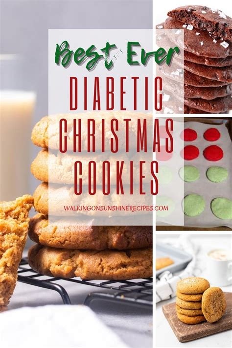 Cookies for diabetics, sugarless cookies (for diabetics), fruit cookies for diabetics, etc. Diabetic Christmas Cookies | Walking On Sunshine Recipes