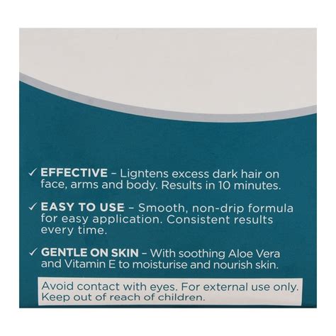 The chemicals in face bleach creams lighten your facial hair to a light golden hue in 10 minutes, giving your face an instant glow. Order Fade Out Lightens Excess Dark Hair Sensitive Skin ...