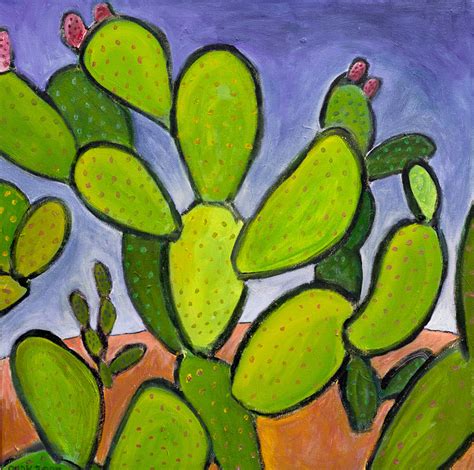 Prickly pear cooler art print by marla beyer. Rudy Rucker, Better Worlds