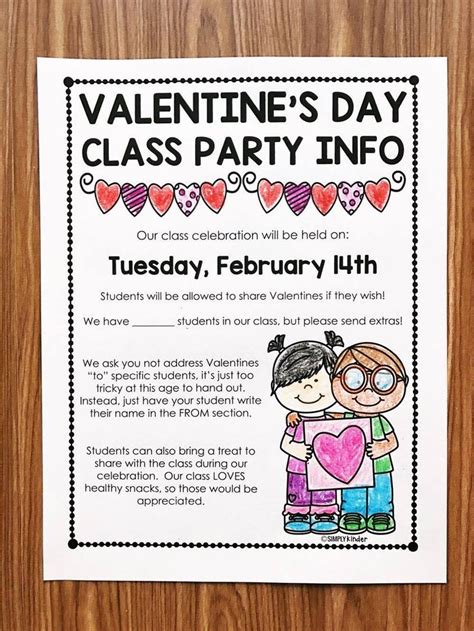 Simply fill in the blank to let parents know how many. Free Valentine's Day Letter | Kindergarten, Parents and ...