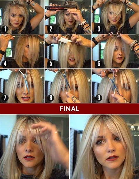 Start by combing back the hair on your crown. Everything You Need To Know About Wispy Bangs