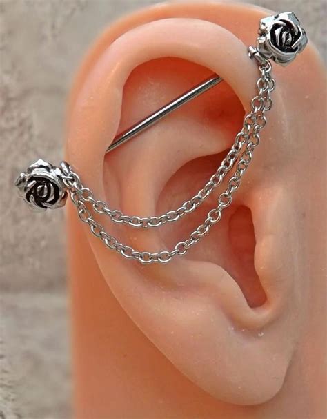 Come to oufer to find the cute or cool, fancy or elegent, simple or gorgeous, weekly new release to offer you more choice. Industrial Piercing Ideas #earpiecingsideas # ...