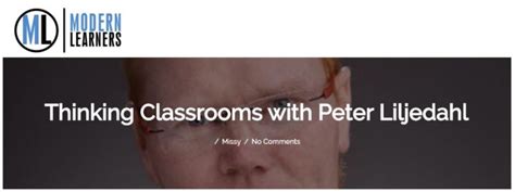 Implementing higher order thinking skills in teaching and learning of design and technology education. Peter Liljedahl » Building Thinking Classrooms | Math talk ...