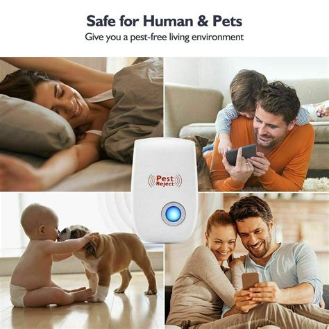 Try the new pest reject pro repellent ultrasound that does not use chemicals, it needs no maintenance and lasts forever. 1-4PACK Electronic Ultrasonic Pest Reject Roach Mosquito ...