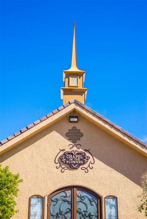 For over 60 years, chapel of the flowers has been specializing in creating intimate and romantic las vegas wedding ceremonies. The Chapel Of The Flowers Las Vegas Nevada Editorial Stock ...