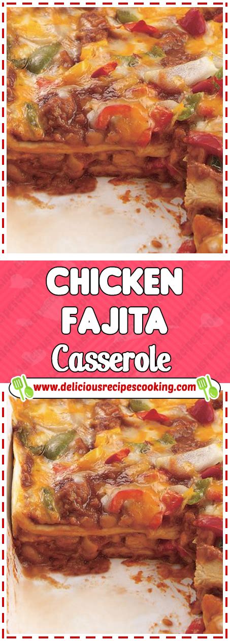 These tasty casserole recipes use lean chicken and fresh ingredients, making dinner healthful as well as flavorful. Chicken Fajita Casserole | Healthy snacks recipes, Chicken ...
