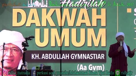 Pemimpin sagi disebut panglima sagi. DAKWAH AA GYM YANG BIKIN BAPER DAN NGAKAK SEMUA tapi ...