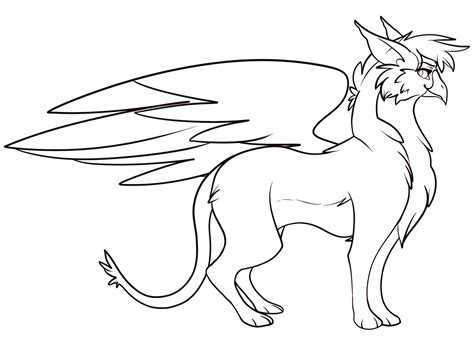 Get crafts, coloring pages, lessons, and more! Beautiful Griffin Coloring Page - Free Printable Coloring ...