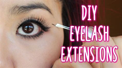This would expose it to harmful glue fumes throughout the entire procedure, and the result would not be the very first thing that you should know is that you can't do your own eyelash extensions. How to Apply Individual Lashes - DIY eyelash extensions ...
