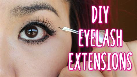 And while we love lash extensions for their ability to give us the thick, voluminous lashes we crave, they can be pricey and high maintenance, and with social distancing still in effect, we can't always get to a salon anyway. How to Apply Individual Lashes - DIY eyelash extensions ...