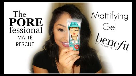 You'll get shiny, but this primer does hold. Benefit POREfessional: Matte Rescue REVIEW - YouTube