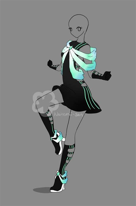 Inspiration clothing manga art anime drawing clothes asian. Futuristic Dress Auction - closed by Nahemii-san on ...