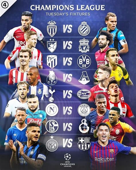 Champions league scores & fixtures. Uefa Champions League Tuesday Fixtures best of uefa European Championship | Champions league ...