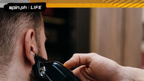 Refine the hairline along the nape of the neck and separate the front part of the hair from the back. Got clippers? Here's how to cut your hair solo