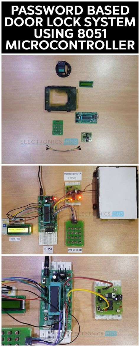 The rfid reader with microcontroller unit reads the rfid tag which is given to the user. Password Based Door Lock System using 8051 Microcontroller ...