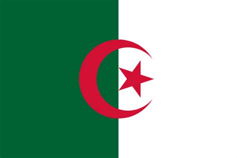 Algerien hat im norden mediterranes klima, im süden extrem trockenes wüstenklima.an der mittelmeerküste und den nordhängen des tellatlas beträgt die mitteltemperatur im august 25 °c, im januar 12 °c; Flagge Algeriens | Welt-Flaggen.de