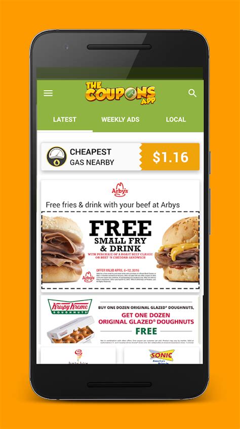 Listed above you'll find some of the best food coupons, discounts and promotion codes as ranked by the users of retailmenot.com. The Coupons App - Android Apps on Google Play
